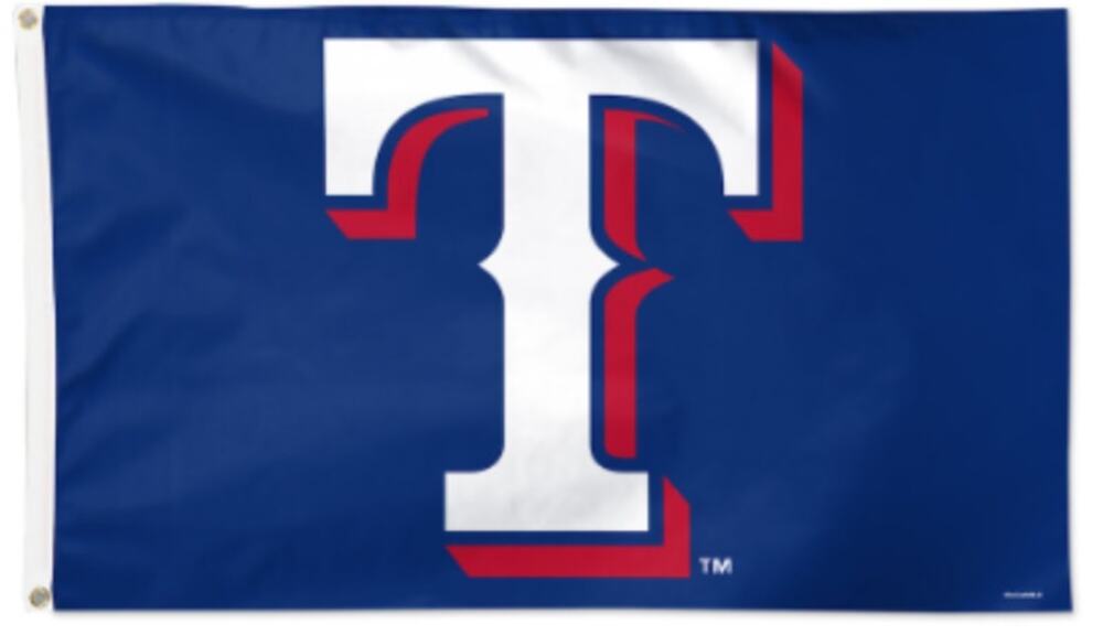 Texas Rangers MLB Flag